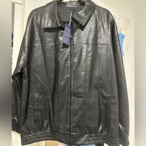 Black Leather Jacket by Sonoma